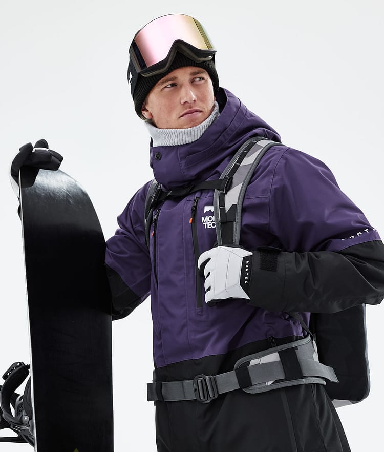 Fawk 21 Bunda na Snowboard Pánské Purple/Black, Obrázek 3 z 12