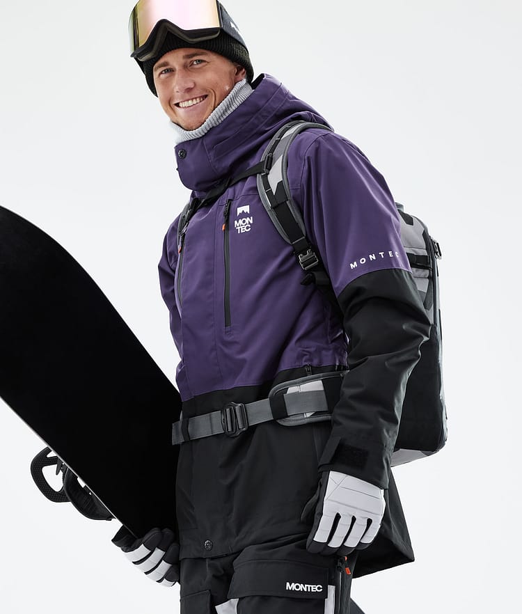 Fawk 21 Bunda na Snowboard Pánské Purple/Black, Obrázek 4 z 12