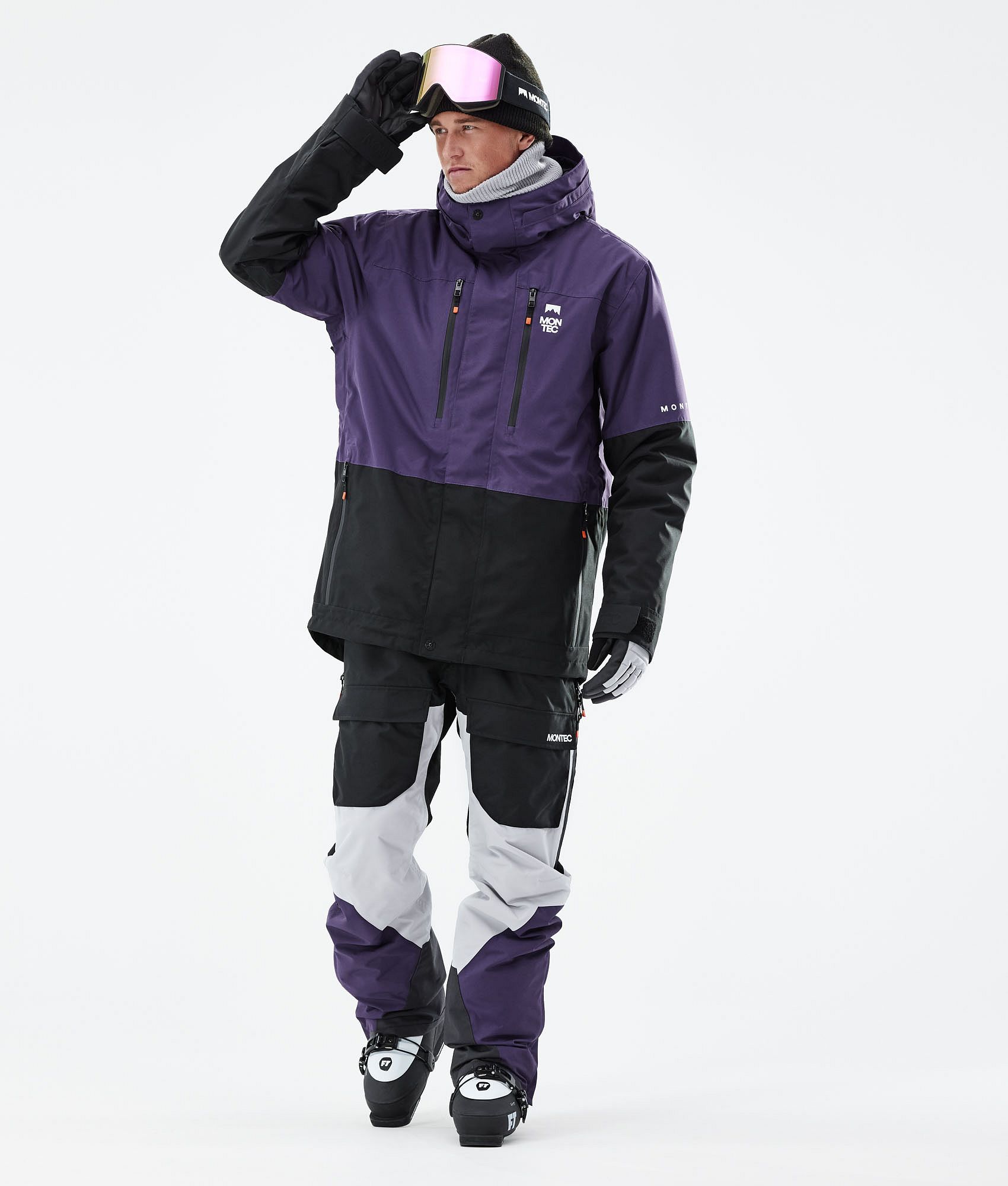 Montec Fawk 2021 Men s Ski Jacket Purple Black