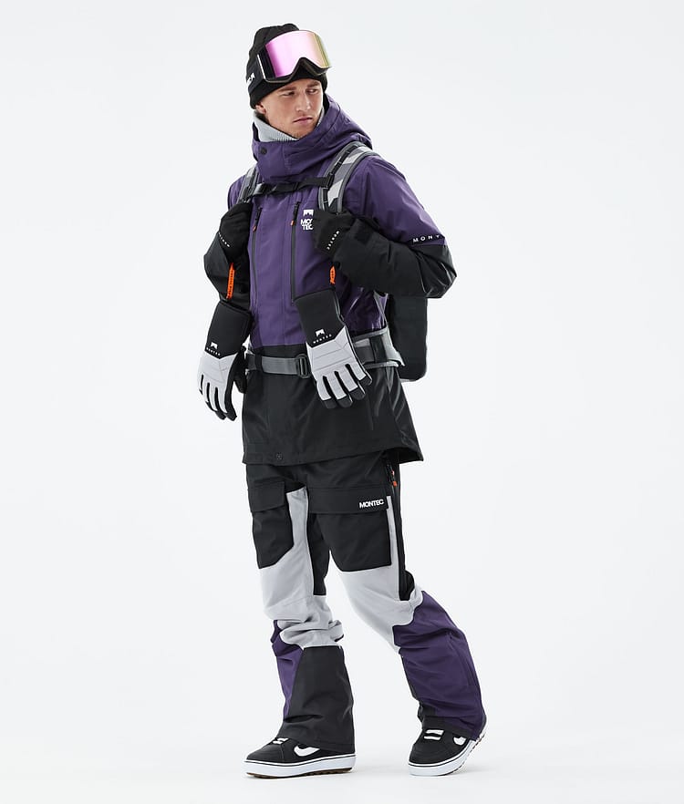 Fawk 21 Bunda na Snowboard Pánské Purple/Black, Obrázek 5 z 12