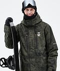 Fawk 2021 Bunda na Snowboard Pánské Olive Green Tiedye, Obrázek 2 z 10