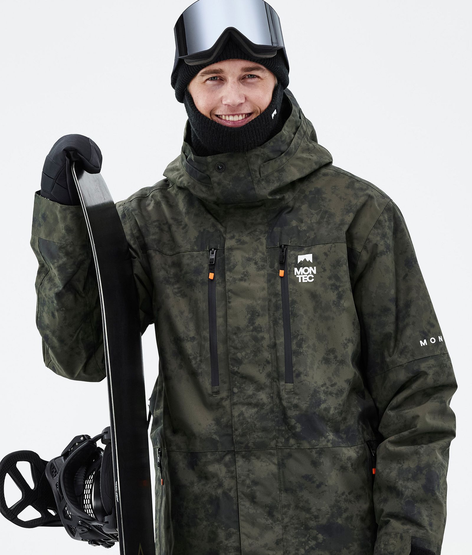Fawk 2021 Bunda na Snowboard Pánské Olive Green Tiedye, Obrázek 2 z 10
