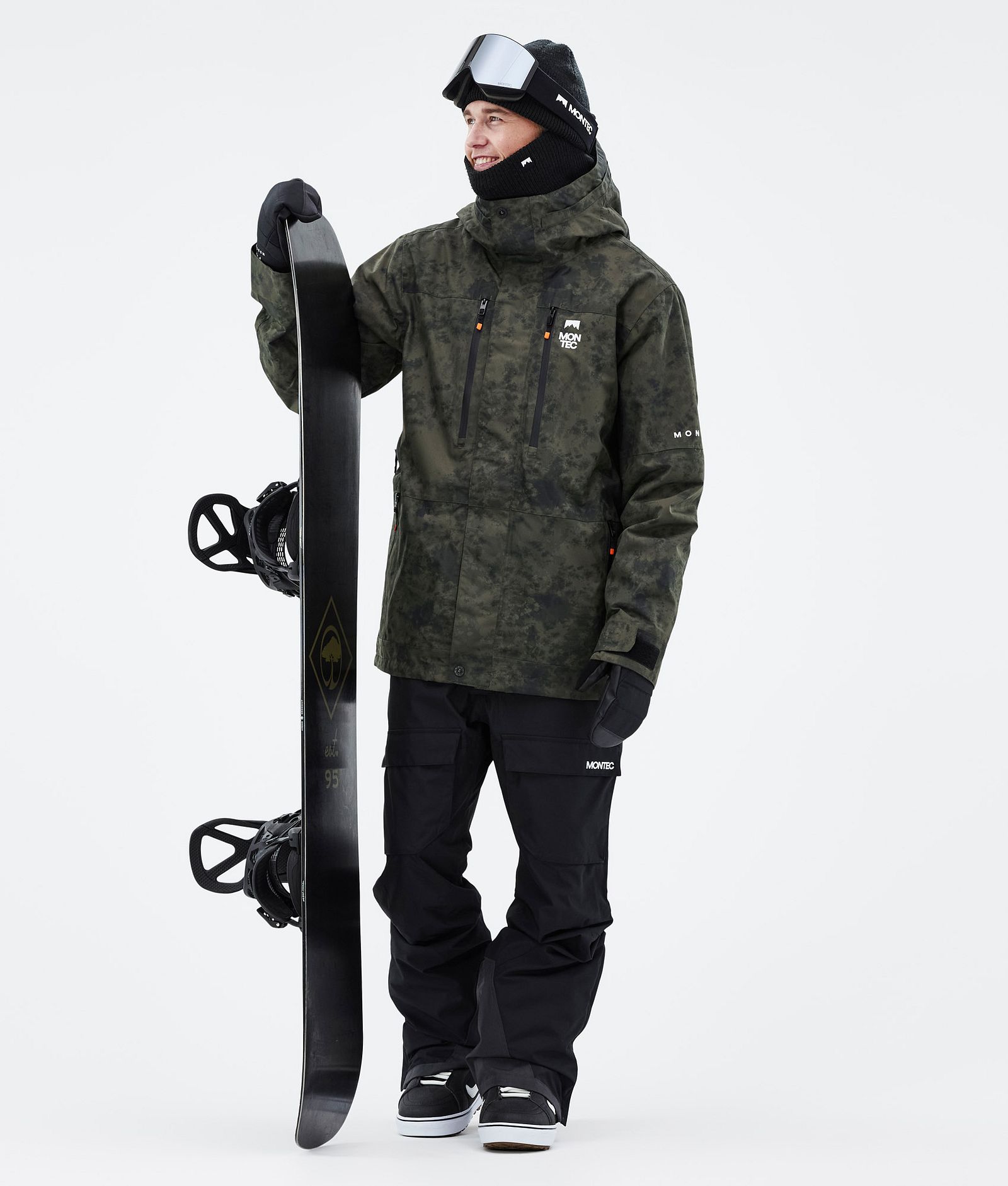 Fawk 2021 Bunda na Snowboard Pánské Olive Green Tiedye, Obrázek 3 z 10