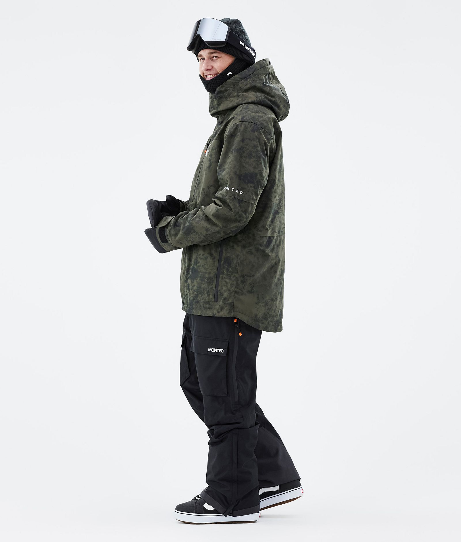 Fawk 2021 Bunda na Snowboard Pánské Olive Green Tiedye, Obrázek 4 z 10
