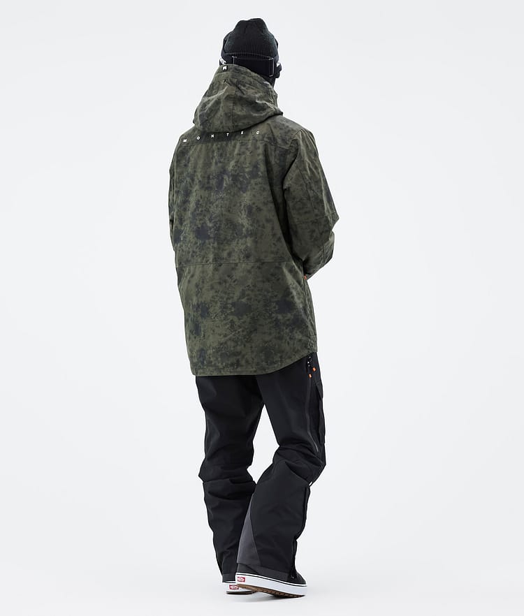 Fawk 2021 Bunda na Snowboard Pánské Olive Green Tiedye Renewed, Obrázek 5 z 10