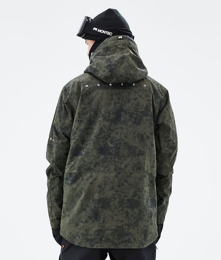 Fawk 2021 Bunda na Snowboard Pánské Olive Green Tiedye Renewed, Obrázek 7 z 10