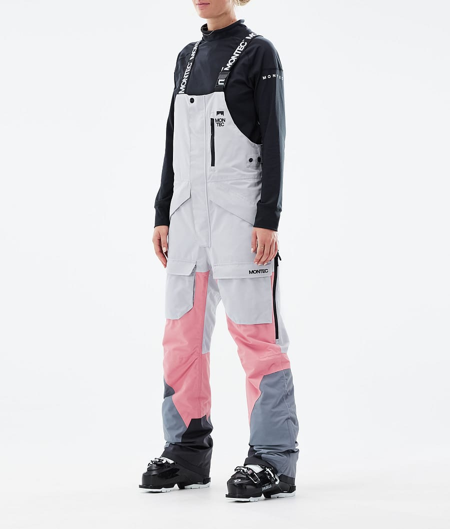 Fawk W 2021 Skibroek Dames Light Grey/Pink/Light Pearl