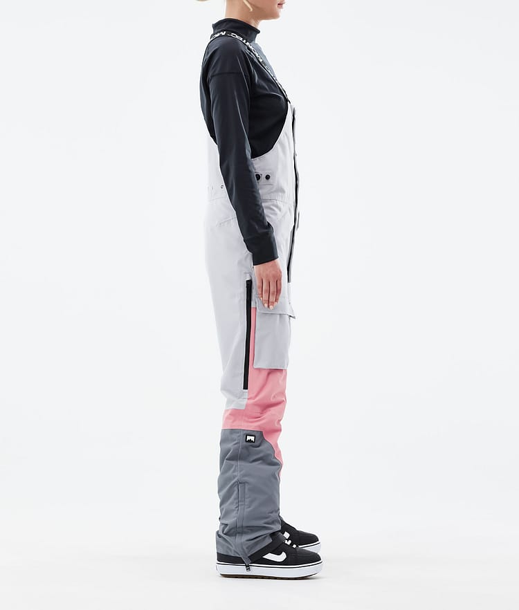 Fawk W 21 Kalhoty na Snowboard Dámské Light Grey/Pink/Light Pearl Renewed, Obrázek 2 z 6