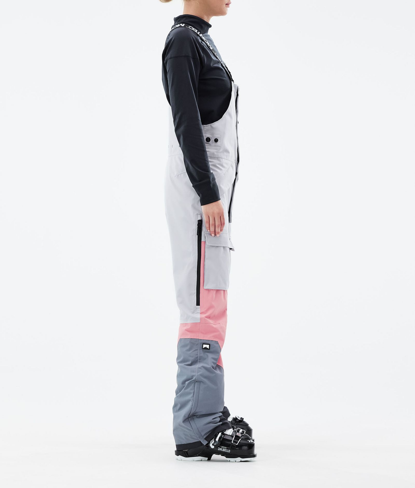 Fawk W 2021 Pantalones Esquí Mujer Light Grey/Pink/Light Pearl, Imagen 2 de 6