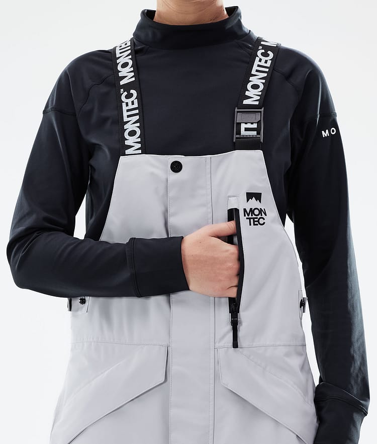 Fawk W 21 Pantalones Esquí Mujer Light Grey/Pink/Light Pearl, Imagen 5 de 6