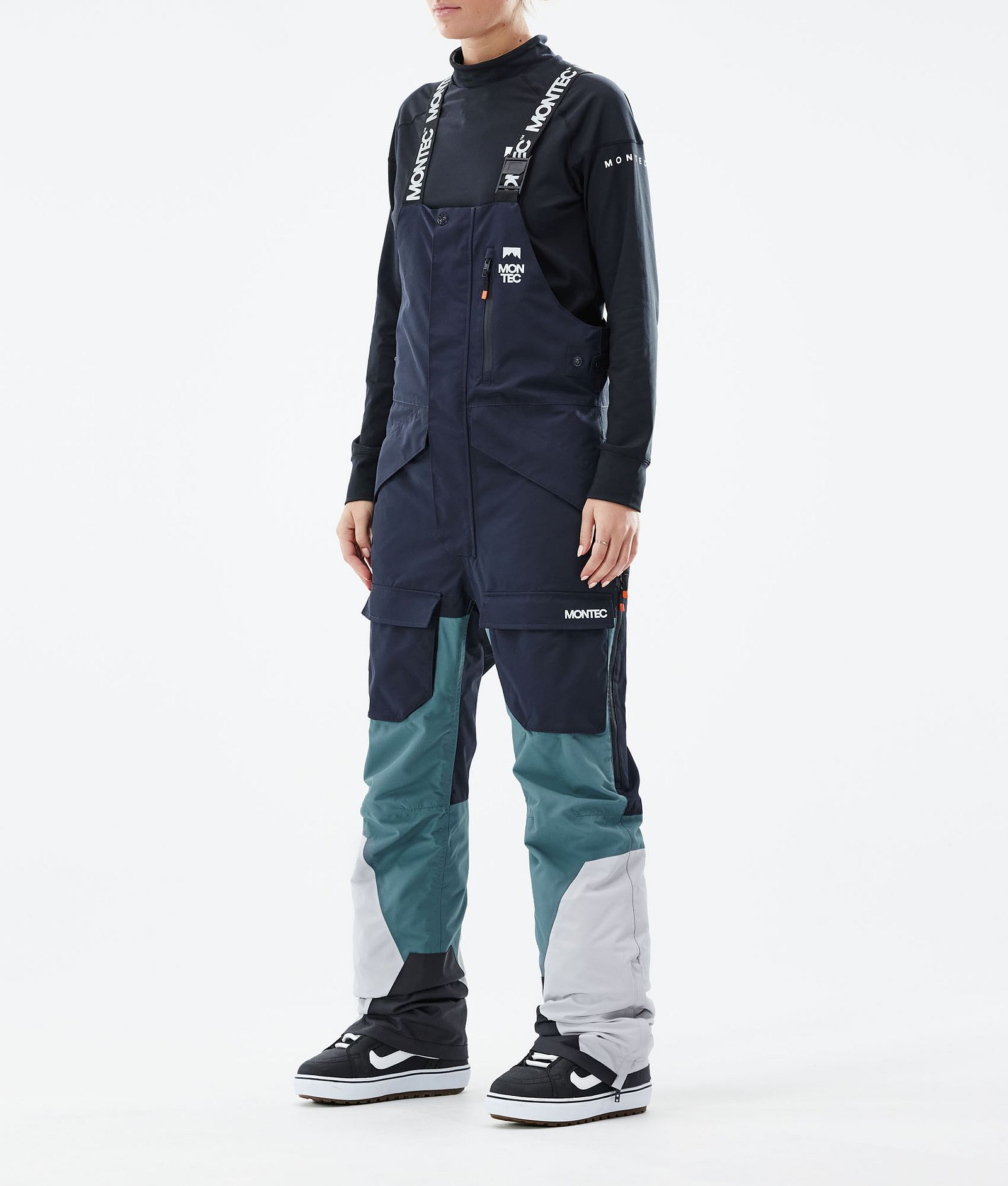 Fawk W 2021 Spodnie Snowboardowe Kobiety Marine/Atlantic/Light Grey, Zdjęcie 1 z 6