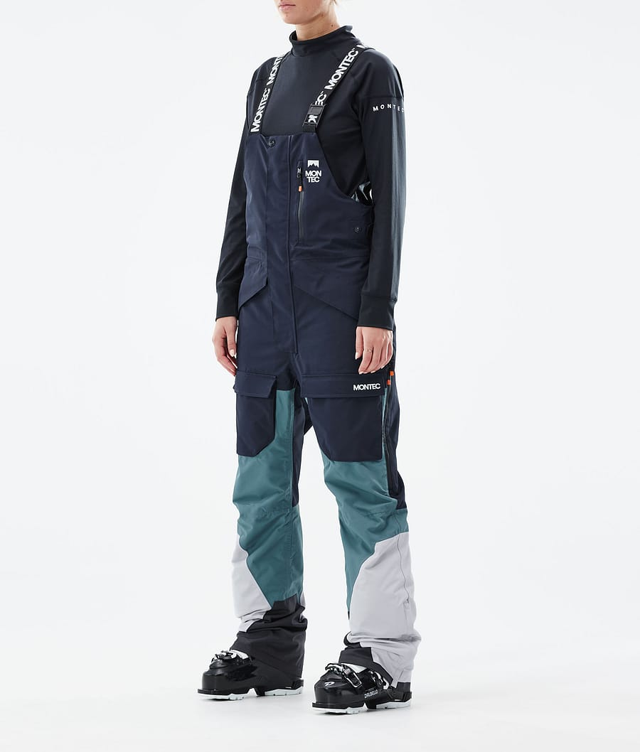 Fawk W 2021 スキーパンツ レディース Marine/Atlantic/Light Grey