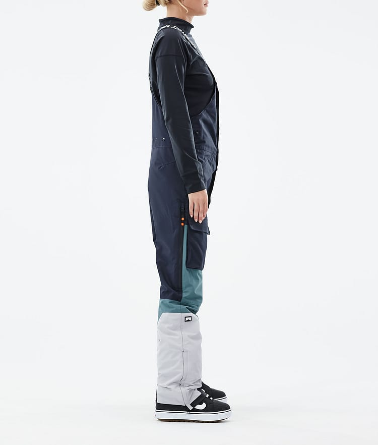 Fawk W 2021 Spodnie Snowboardowe Kobiety Marine/Atlantic/Light Grey, Zdjęcie 2 z 6