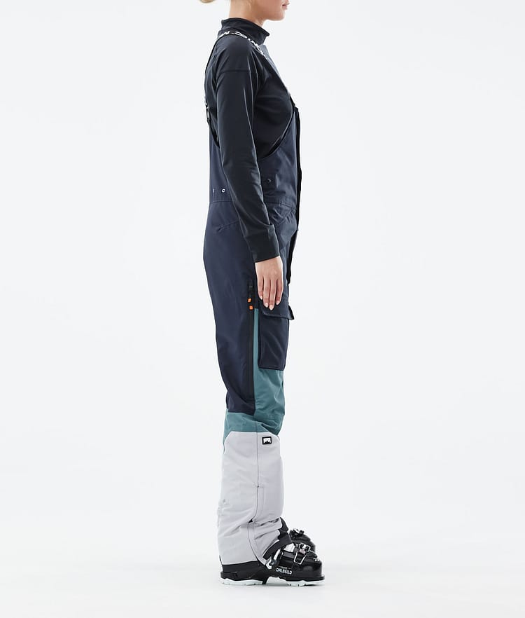 Fawk W 2021 Pantalones Esquí Mujer Marine/Atlantic/Light Grey, Imagen 2 de 6