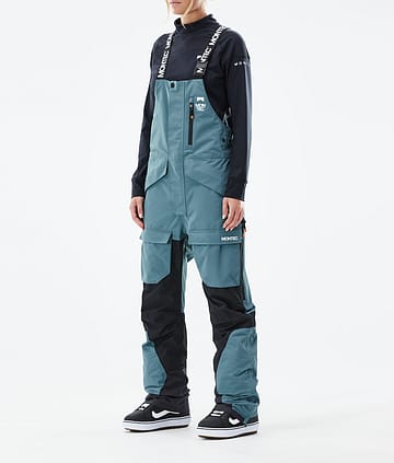 Fawk W 21 Spodnie Snowboardowe Kobiety Atlantic/Black