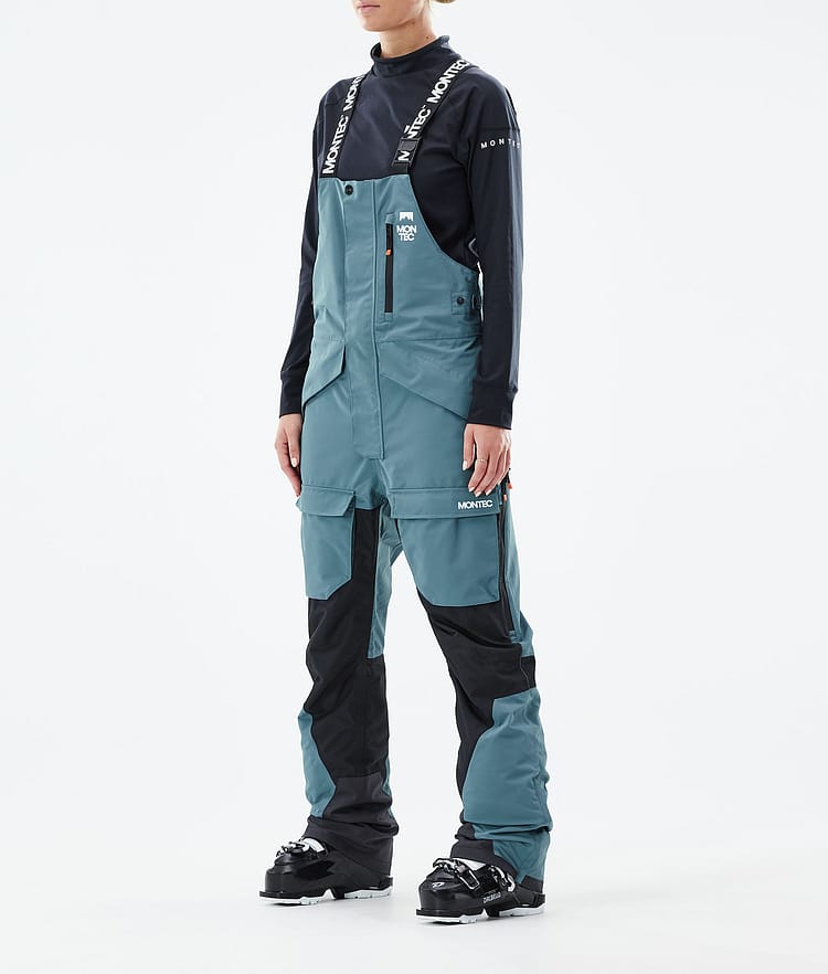 Fawk W 21 Pantalones Esquí Mujer Atlantic/Black, Imagen 1 de 6