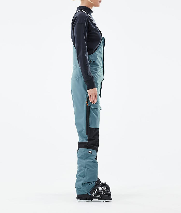 Fawk W 2021 Pantalones Esquí Mujer Atlantic/Black, Imagen 2 de 6