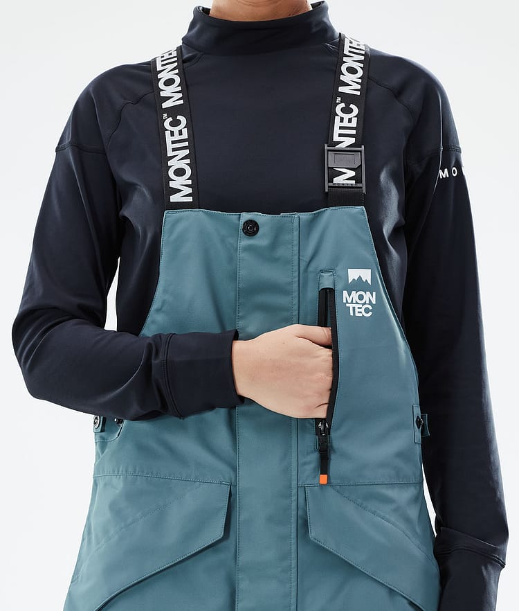 Fawk W 21 Pantalones Esquí Mujer Atlantic/Black, Imagen 5 de 6