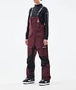 Fawk W 2021 Kalhoty na Snowboard Dámské Burgundy/Black