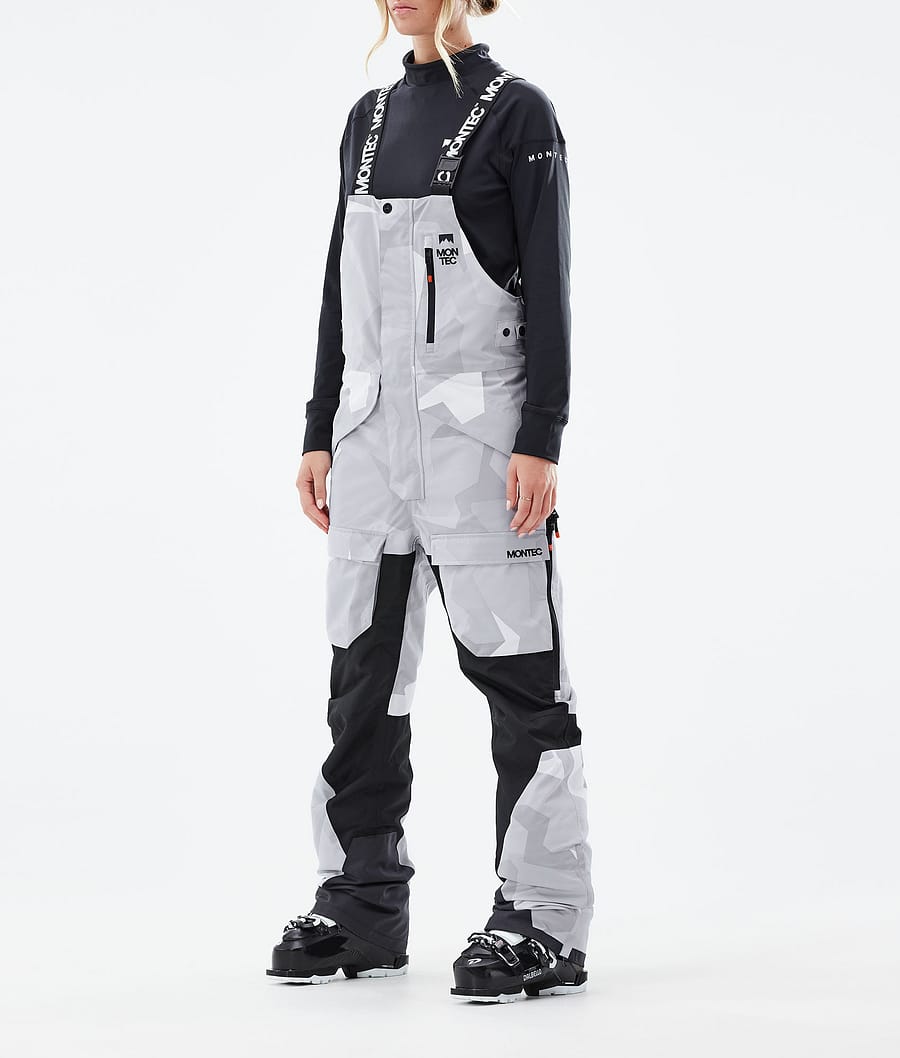 Fawk W 2021 Lyžařské Kalhoty Dámské Snow Camo/Black