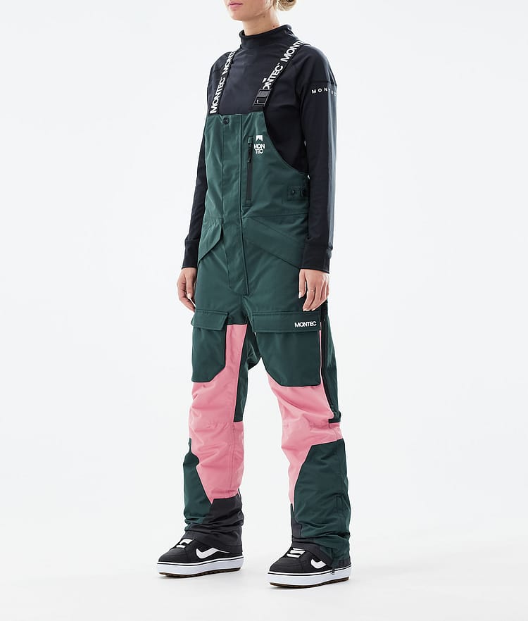 Fawk W 21 Spodnie Snowboardowe Kobiety Dark Atlantic/Pink, Zdjęcie 1 z 6