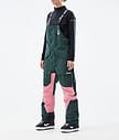 Fawk W 2021 Pantalones Snowboard Mujer Dark Atlantic/Pink