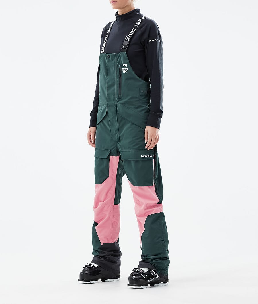 Fawk W Pantalon de Ski Femme Dark Atlantic/Pink