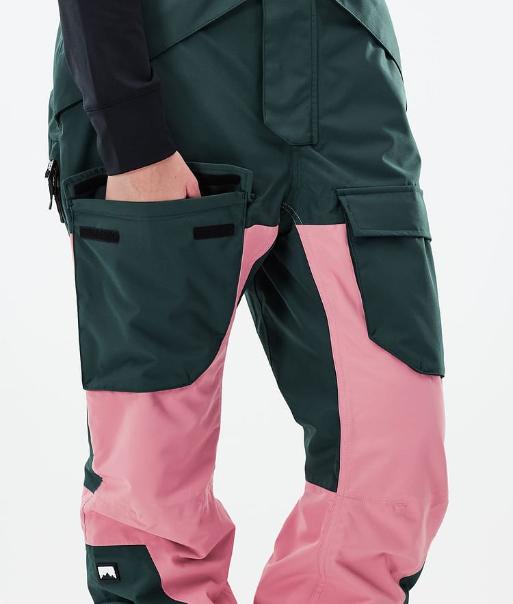 Fawk W 21 Spodnie Snowboardowe Kobiety Dark Atlantic/Pink, Zdjęcie 6 z 6