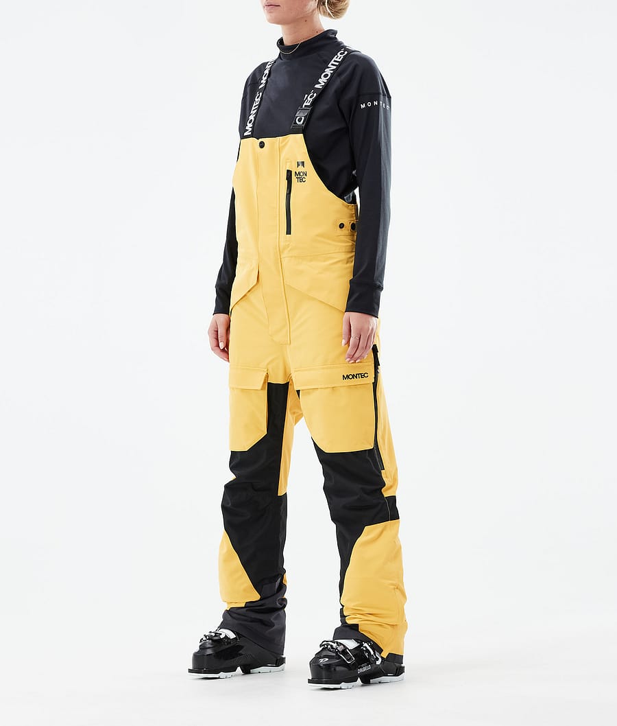Fawk W Pantalon de Ski Femme Yellow/Black