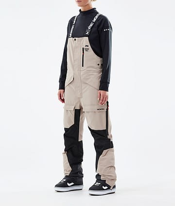 Fawk W 21 Pantalones Snowboard Mujer Sand/Black