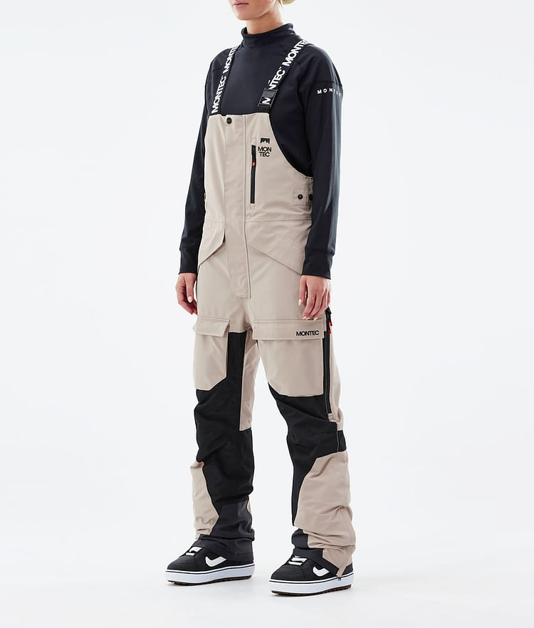 Fawk W 21 Spodnie Snowboardowe Kobiety Sand/Black, Zdjęcie 1 z 6