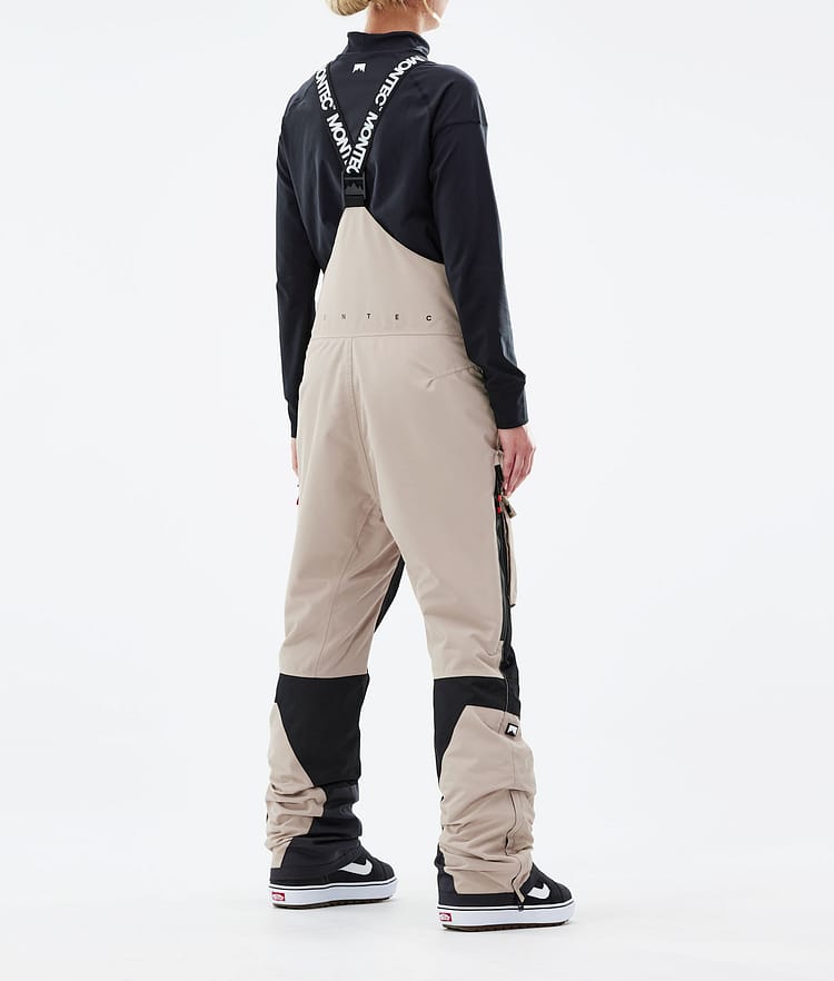 Fawk W 21 Spodnie Snowboardowe Kobiety Sand/Black, Zdjęcie 3 z 6