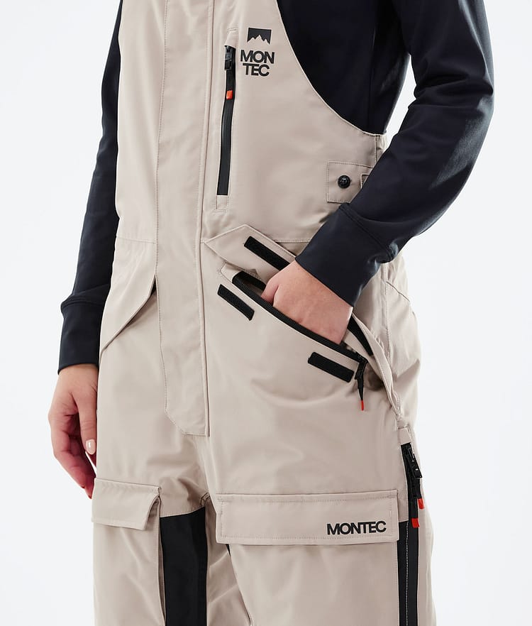 Fawk W 21 Spodnie Snowboardowe Kobiety Sand/Black, Zdjęcie 4 z 6