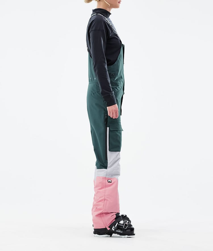 Fawk W 2021 Lyžařské Kalhoty Dámské Dark Atlantic/Light Grey/Pink, Obrázek 2 z 6