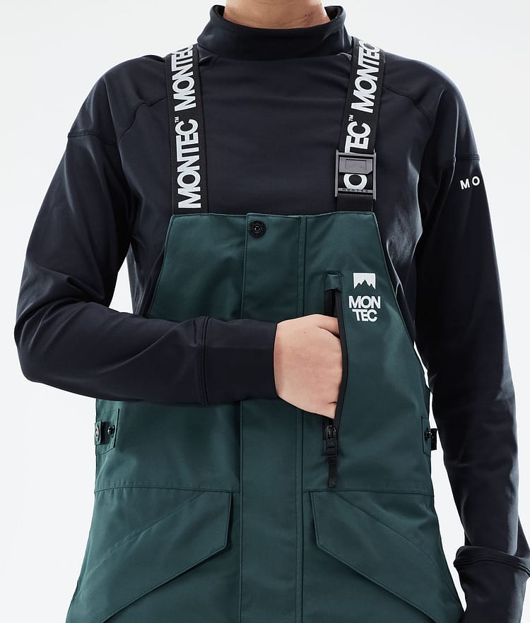 Fawk W 21 Spodnie Snowboardowe Kobiety Dark Atlantic/Light Grey/Pink, Zdjęcie 5 z 6