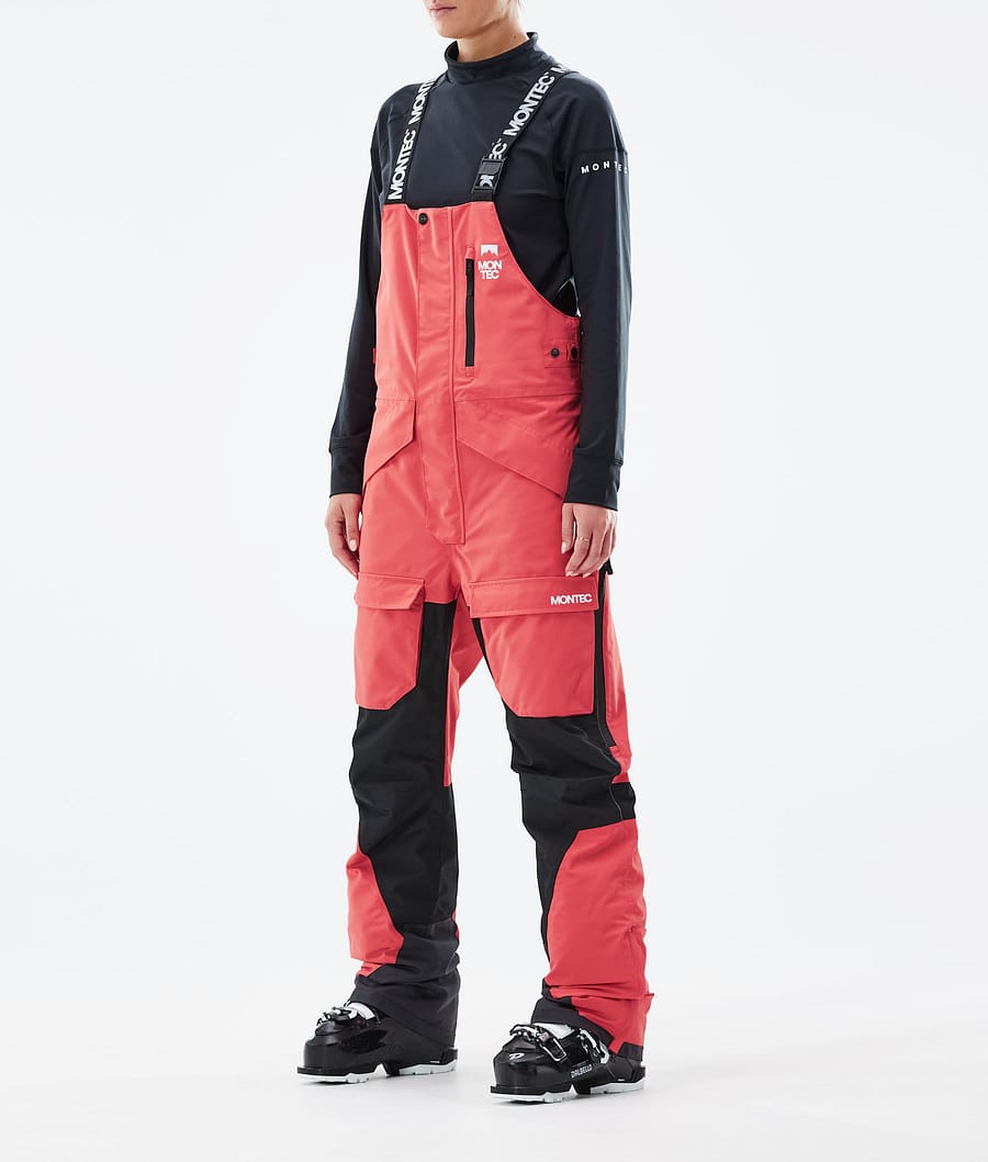Fawk W 2021 Ski Pants Women Coral/Black