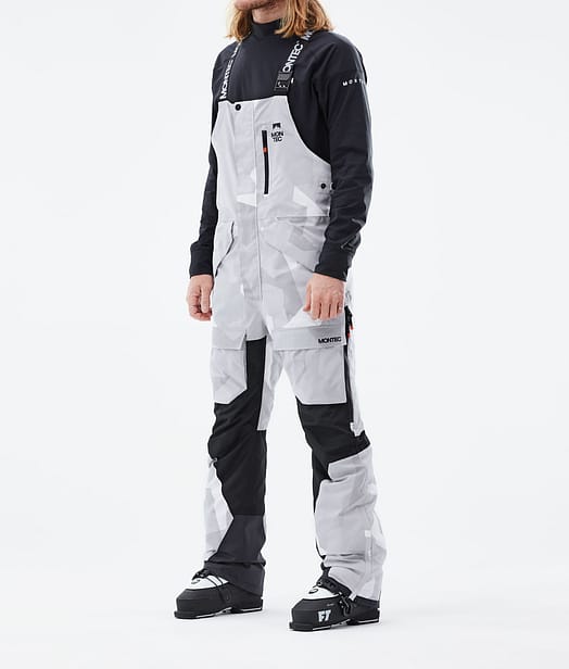 Fawk 2021 スキーパンツ メンズ Snow Camo/Black