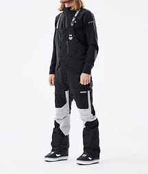 Montec Fawk 21 Kalhoty na Snowboard Pánské Black/Light Grey/Black