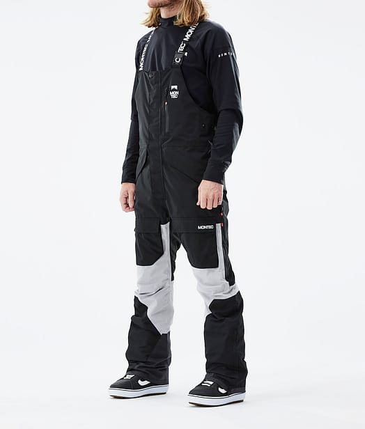 Fawk 2021 Spodnie Snowboardowe Mężczyźni Black/Light Grey/Black