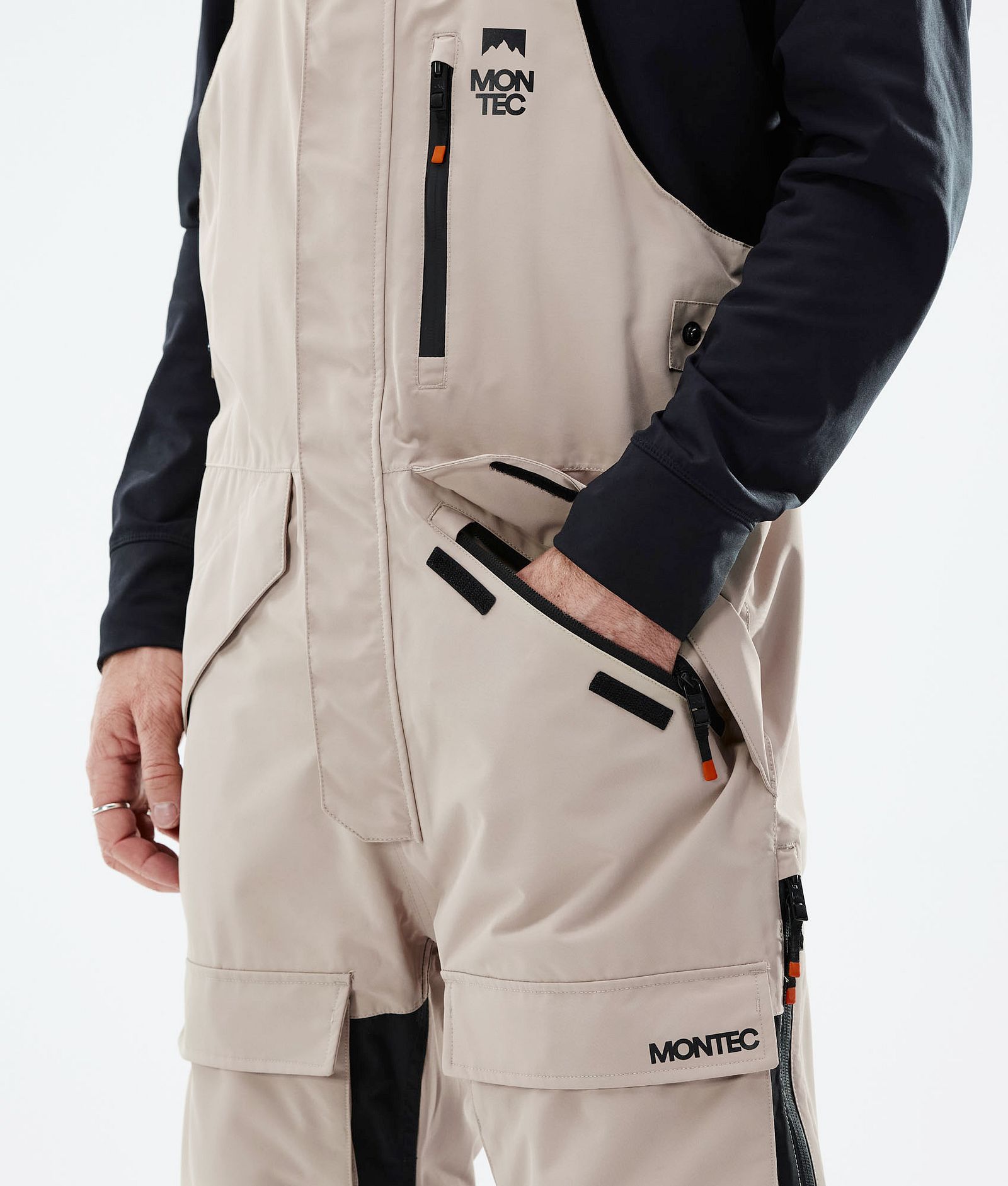 Fawk 2021 Snowboard Pants Men Sand/Black Renewed, Image 4 of 6