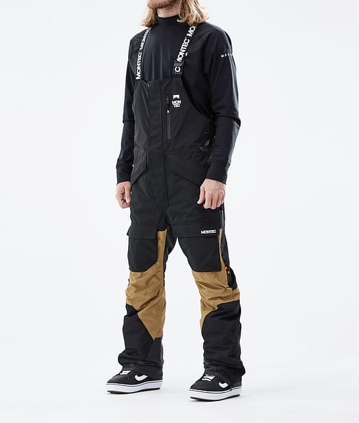 Fawk 2021 Kalhoty na Snowboard Pánské Black/Gold