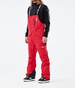 Fawk 2021 Spodnie Snowboardowe Mężczyźni Red