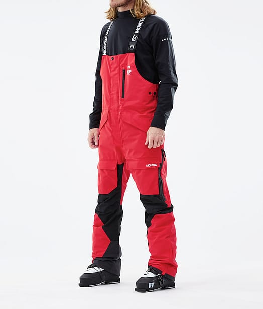 Fawk 2021 Spodnie Narciarskie Mężczyźni Red/Black