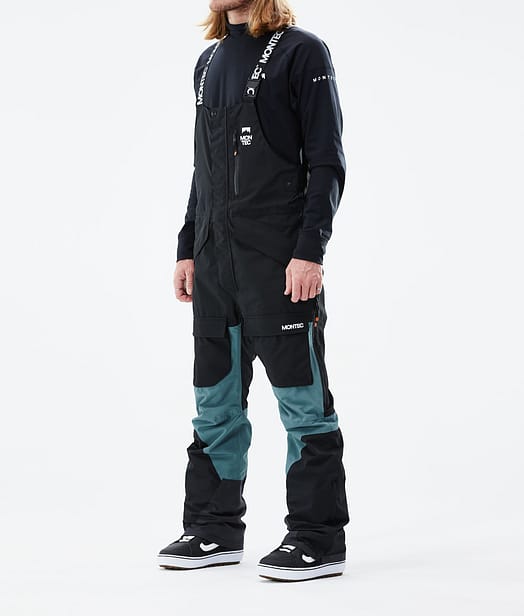 Fawk 2021 Pantalones Snowboard Hombre Black/Atlantic