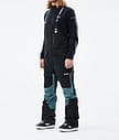 Fawk 2021 Kalhoty na Snowboard Pánské Black/Atlantic