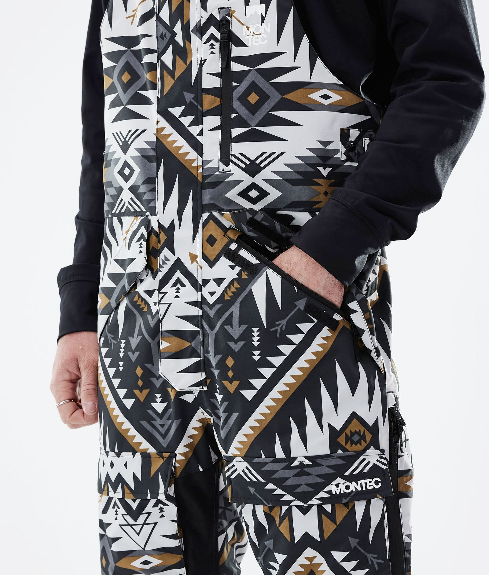 Fawk 2021 Ski Pants Men Komber Gold/Black, Image 4 of 6