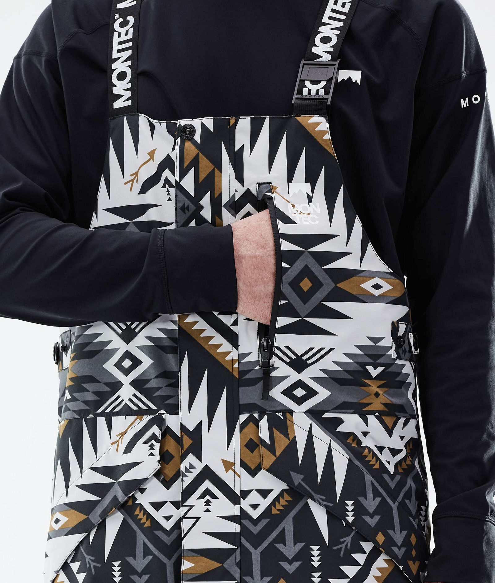 Fawk 2021 Ski Pants Men Komber Gold/Black, Image 5 of 6