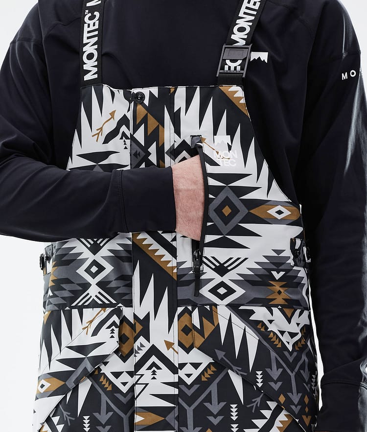 Fawk 2021 Ski Pants Men Komber Gold/Black, Image 5 of 6