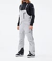 Fawk 2021 Spodnie Snowboardowe Mężczyźni Light Grey