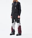 Fawk 2021 Skibroek Heren Black/Light Grey/Burgundy
